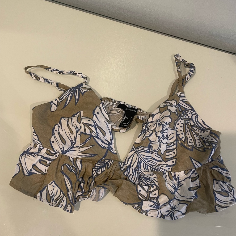 Flower crop top